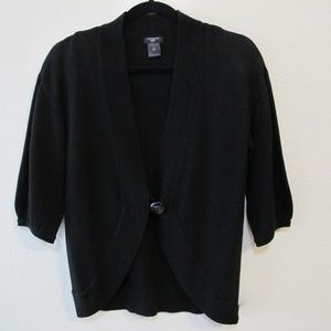 Black Cropped Jacket Bolero